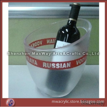 Crystal elegant durable acrylic ice bucket/pail with logo